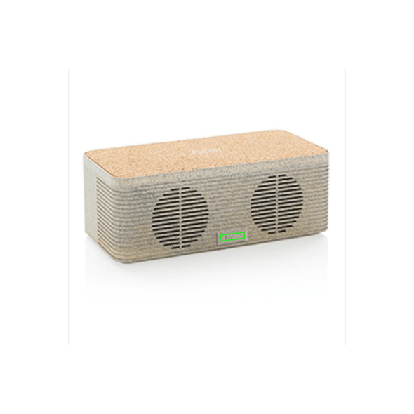 Wheatstraw wireless charging speaker